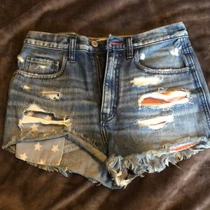 Hollister American Flag Shorts